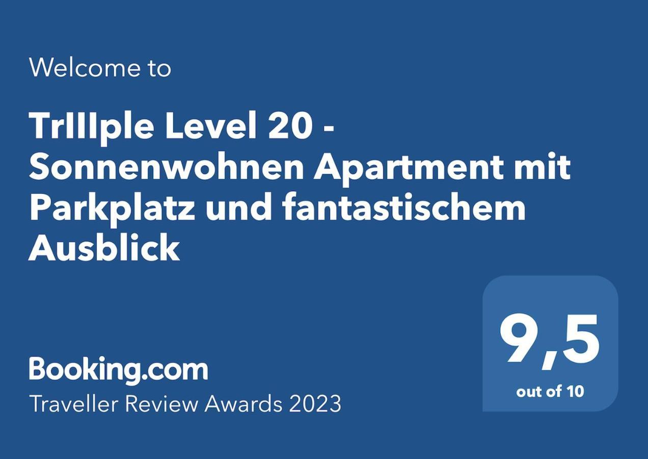 Triiiple Level 20 - Sonnenwohnen Apartment Mit Parkplatz Und Fantastischem Ausblick Wien Exteriör bild